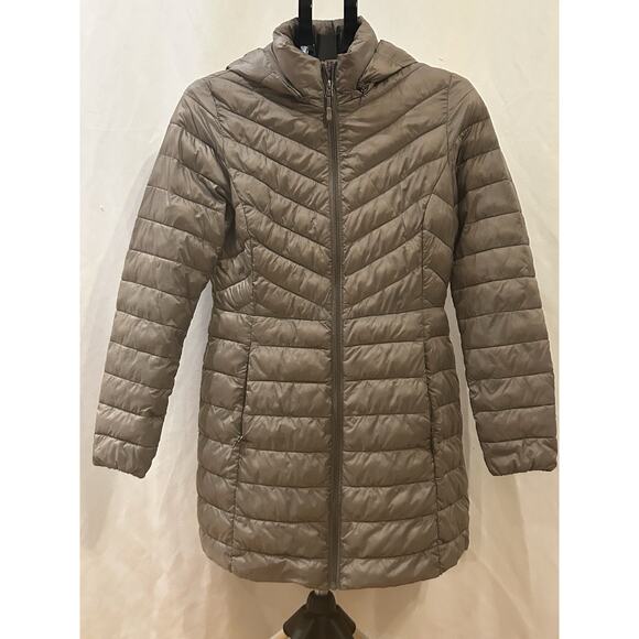 32 Degree Heat Tan Puffer Coat Women's size S - Picture 1 of 3
